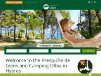camping-olbia.co.uk Webseite Vorschau