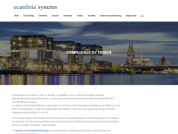 ecambria-systems.com Webseite Vorschau