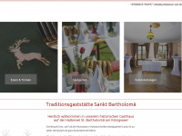 bartholomae-wirt.de Webseite Vorschau