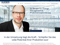 hueber-management-engineers.de Webseite Vorschau