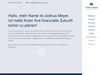 joshua-meyer.de Webseite Vorschau