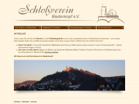 schlossverein-biedenkopf.de Webseite Vorschau