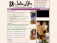 salsa-libre.de Webseite Vorschau