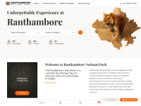 ranthamborenationalpark.com Webseite Vorschau