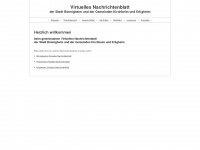 virtuelles-nachrichtenblatt.de Webseite Vorschau