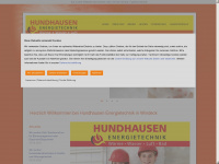 hundhausen-energietechnik.de Webseite Vorschau
