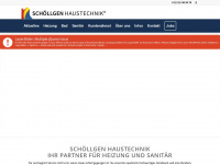 schoellgen-haustechnik.de Webseite Vorschau