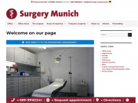surgery-munich.de Webseite Vorschau