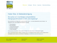 huber-gebaeudereinigung.com Webseite Vorschau