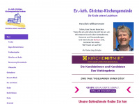 christuskirche-borkum.de Webseite Vorschau