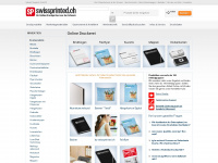 swissprinted.ch Webseite Vorschau