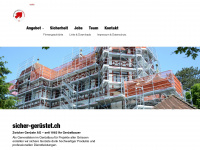 zwicker-gerueste.ch Webseite Vorschau