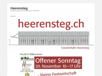 heerensteg.ch Webseite Vorschau