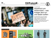 fairvalue-magazin.de Webseite Vorschau
