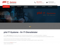 phd-it-systeme.de Webseite Vorschau