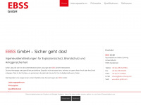 ebss-gmbh.com Webseite Vorschau