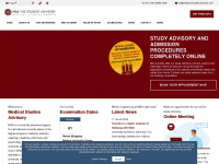 medical-studies-advisory.com Webseite Vorschau