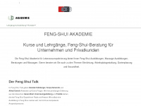 fengshui-akademie.at Webseite Vorschau