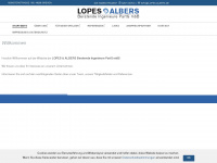 lopes-albers.de Webseite Vorschau