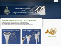 horn-mouthpiece.com Webseite Vorschau