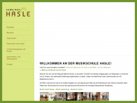musikschule-hasle.ch Webseite Vorschau
