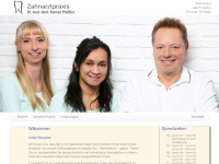 zahnarztpraxis-preissler.de Webseite Vorschau