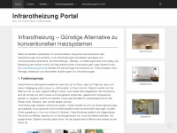 infrarotheizung-portal.de Webseite Vorschau