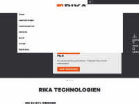 rika.ch Webseite Vorschau