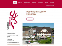 hirschen-auw.ch Webseite Vorschau