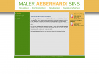 maler-aeberhard.ch Webseite Vorschau