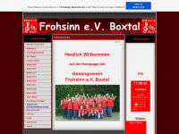 frohsinn-boxtal.de.tl Webseite Vorschau