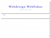 webfokus.at Webseite Vorschau