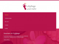 fusspflege-und-mehr.com Webseite Vorschau