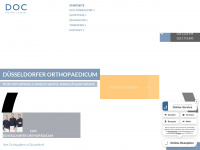 orthopaedicum-duesseldorf.de Webseite Vorschau