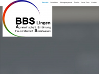 bbs-lingen-as.de Webseite Vorschau