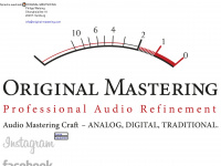 original-mastering.com Webseite Vorschau