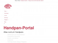 handpan-portal.de Webseite Vorschau