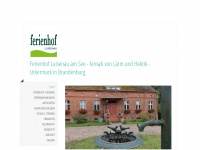 ferienhof-luisenau.de Webseite Vorschau