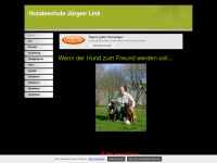 hundeschule-link.de Webseite Vorschau