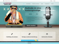 radiodjs.de Webseite Vorschau