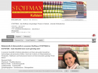 stoffmax.at Webseite Vorschau