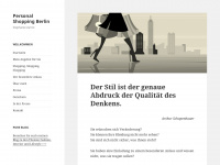 personalshopping-berlin.de Webseite Vorschau