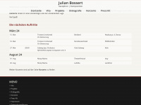 julianbossert.com Webseite Vorschau