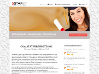 5star-abiturzeugnis-uebersetzung-englisch-beglaubigt.de Webseite Vorschau