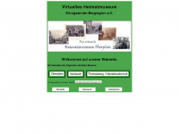 virtuelles-heimatmuseum.de Webseite Vorschau