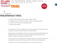 frauenhaus-tirol.at Webseite Vorschau
