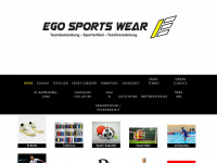 egosportswear.ch Webseite Vorschau
