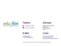 edufilm.at Webseite Vorschau