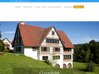 oaseweil.com Webseite Vorschau