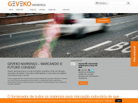 geveko-markings.pt Webseite Vorschau
